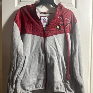 NFL Kids Cardinals Red and Gray Hoodie